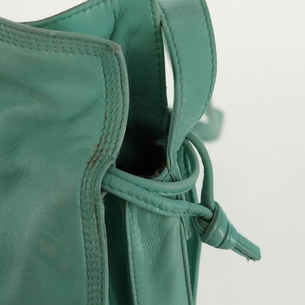 Authentic LOEWE Anagram Shoulder Bag Leather Peppermint - Picture 3 of 16